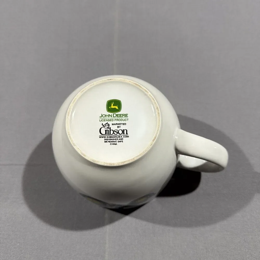 John Deere 24 oz Large Oversized Coffee Mug Soup Chili Bowl by Gibson